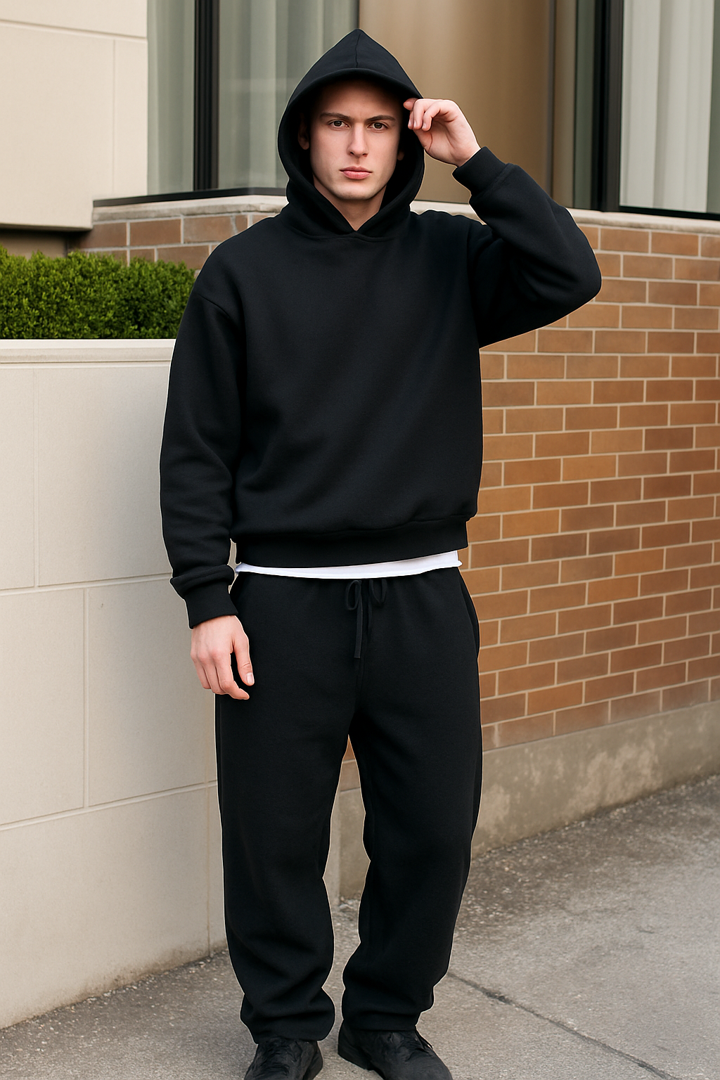 The No Rush Essential Set - Ensemble 2 Pièces Noir Profond (Unisexe)