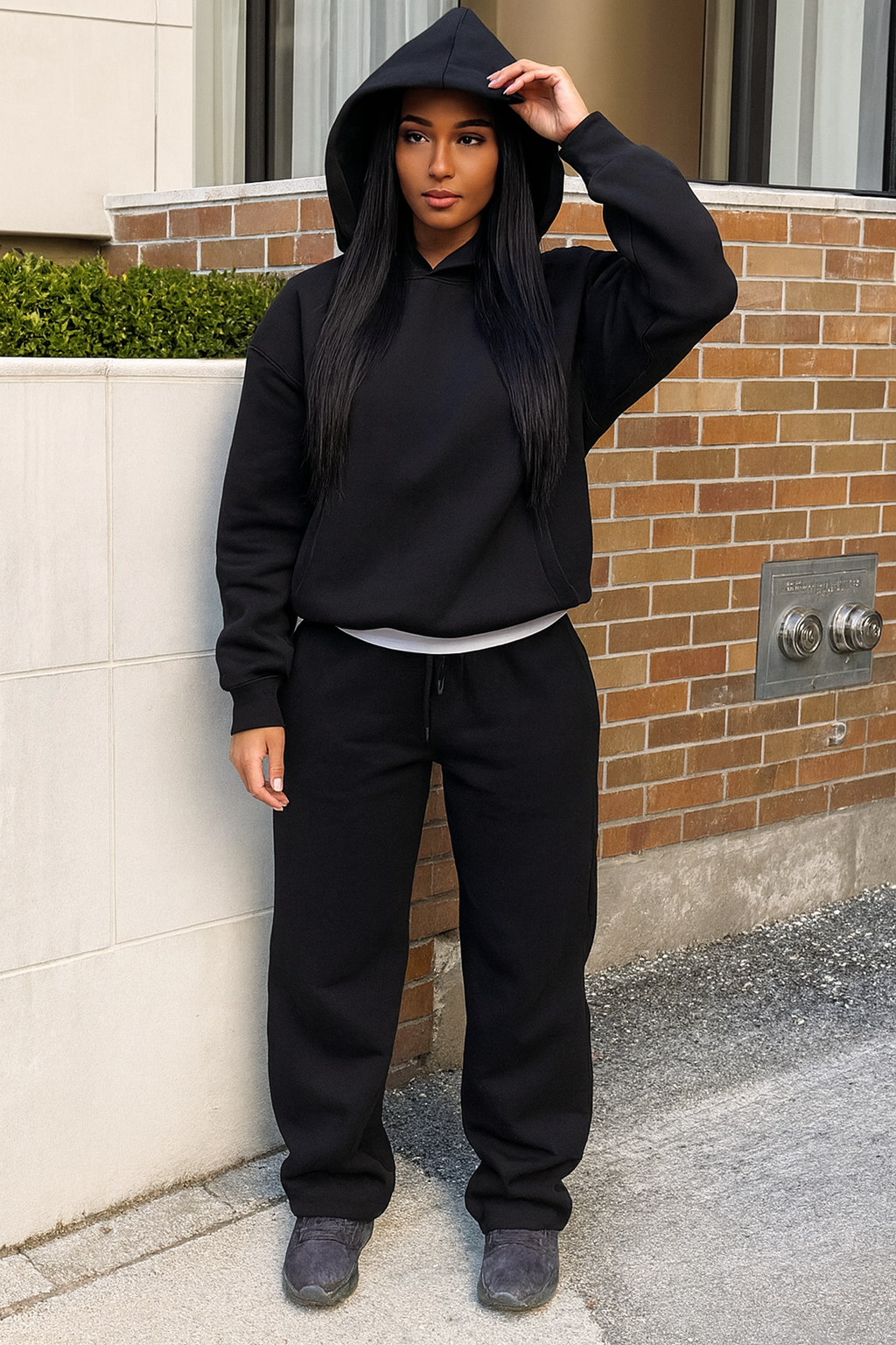 The No Rush Essential Set - Ensemble 2 Pièces Noir Profond (Unisexe)